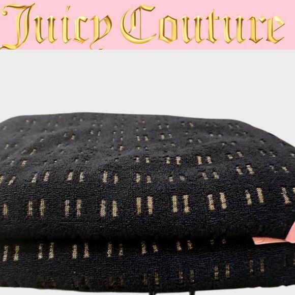 Juicy Couture Home Double Dash Embrodried Bath Towel Set - Picture 1 of 7